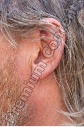 Ear Man White Average Bearded